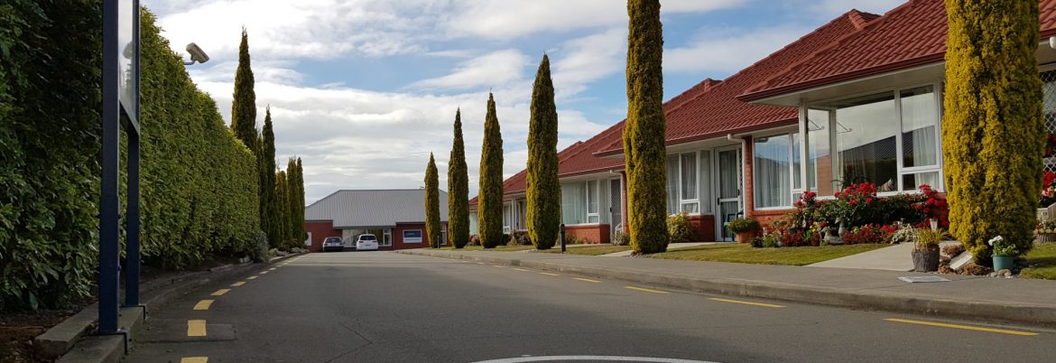Windsorcare housing from the street.